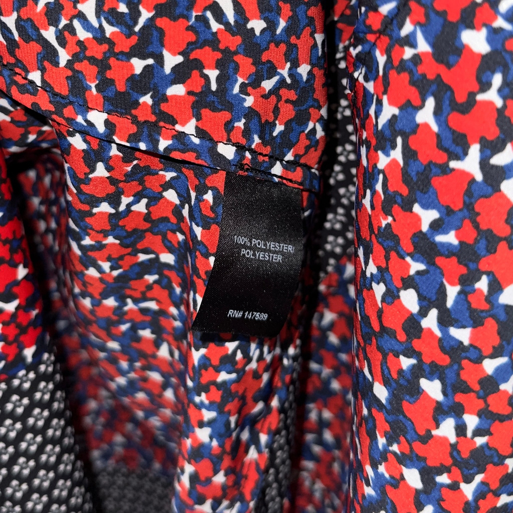 ROBERT RODRIGUEZ $395 Sz 8 Red Navy HALTER MIDI DRESS Floral High End WOMENS 8 - Picture 11 of 13